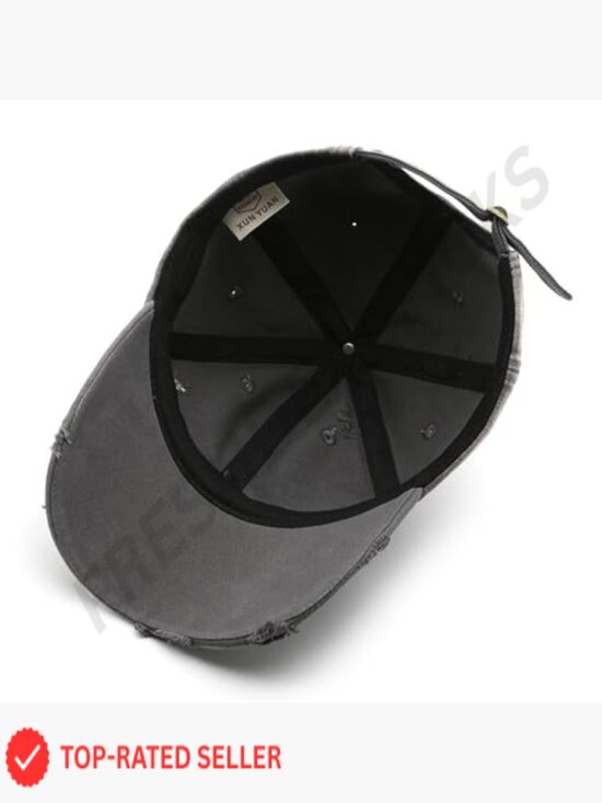 Unstructured Dad Hat Vintage Washed Distressed Baseball Cap Adjustable Trendy main image 7